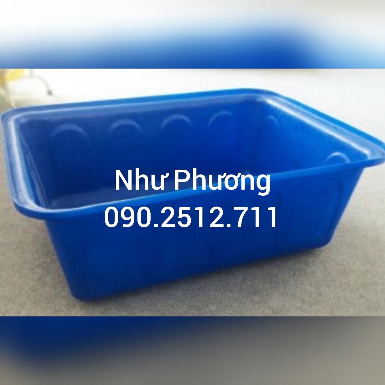 Thùng Nhựa Chữ Nhật 300L 1 Thùng Nhựa Chữ Nhật 300L